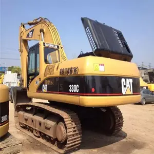 Alta qualidade e ativo usado Escavadoras CAT320 C, escavadoras de segunda-mão GATO 320C em xangai