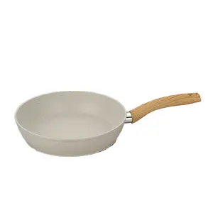 Forged Aluminum Non-Stick Frying Pan with Marble Induction Bottom Durable Cookware for Efficient Cooking pan