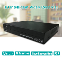 Sistem Keamanan Kamera CCTV IP Cerdas Pintar NVR 16 Kanal 4K 5MP 16CH AI NVR