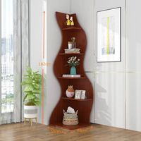 Étagère d'angle moderne, bibliothèque sur pied, salon, bureau à domicile, rangement durable et écologique, armoire d'organisation
