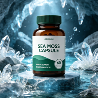 Complément Herbal à base de Mousse de Mer pour la Gestion du Métabolisme, Mousse de Mer Brute, Capsules de Mousse de Mer d'Irlande, Soutien Immunitaire