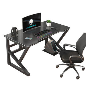 Commercio all'ingrosso di alta qualità per la casa PC <span class=keywords><strong>scrivania</strong></span> da gioco a buon mercato per Computer ergonomico legno superiore nero <span class=keywords><strong>scrivania</strong></span> da gioco - Product Image 1