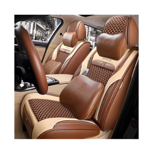 Housses de siège de voiture universelles imperméables de haute qualité YLC 2025, personnalisées, quatre saisons, en cuir, ensemble complet de 5 pièces - Product Image 2