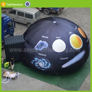 Sayok personnalisable Portable 5m-8m Projection Igloo gonflable Oxford planétarium <span class=keywords><strong>dôme</strong></span> fauteuil roulant entrée enfants extérieur - Product Image 5