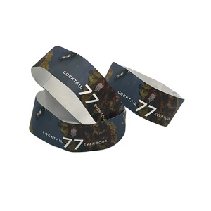 맞춤형 듀폰 티벡 방수 손목밴드 QR 코드 이벤트/페스티벌 디자인 식별 홍보 로고 인쇄 - Product Image 1