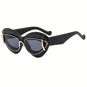 Gafas de Sol Personalizadas con Logotipo para Mujer y Hombre, Marca de Lujo PUNK, Gafas de Sol Vintage Y2K, Protección UV400, Gafas de Sol Cat Eye Y2K para Mujer - Product Image 6