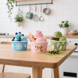 <b>Disposable</b> Customized Food Grade Paper Ice Cream Frozen Yogurt <b>Cup</b> 4oz 8oz 12oz 16oz Gelato Paper <b>Cup</b> - Product Image 6