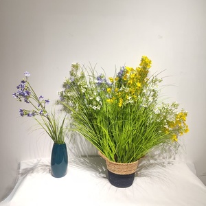 人工シルク製シングルステムダフネフラワー、家庭用、結婚式用、UV耐性、難燃性、屋内装飾植物 - Product Image 6