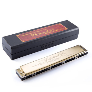 <span class=keywords><strong>Harmonica</strong></span> polyphonique 24 trous <span class=keywords><strong>Harmonica</strong></span> à touches C pour débutants - Product Image 2