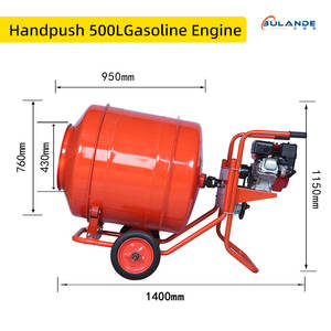 Neues Design Elektromotor Anhänger Mobiler Betonmischer Hands chub Hohe Effizienz - Product Image 2