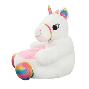 2022 Animal Plush Sofa Bed Wholesale Plush Sofa Children Couch Lovely Unicorn Plush Sofa For Kids