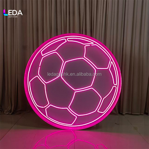 LEDA 4ft LED Football Shaped Marquee <b>Light</b> <b>Letter</b> for Party Backdrop Decorative Birthday Party Decoration - Product Image 1