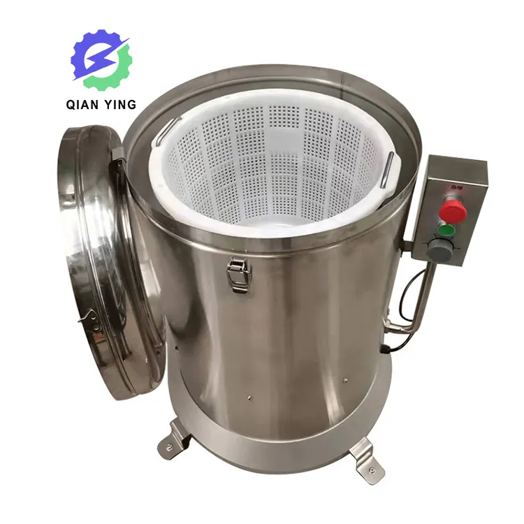 Máquina deshidratadora centrífuga giratoria de acero inoxidable para vegetales verdes