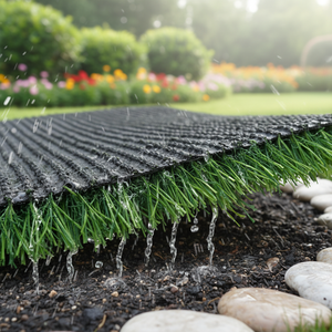 Césped <span class=keywords><strong>Artificial</strong></span> de Alta Densidad, Resistente al Fuego y Ecológico, para Paisajismo de Jardines, Proveedor Principal en China - Product Image 1