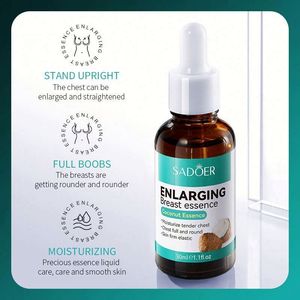 Huile bronzante liquide pour le corps Sadoer au lait de coco, meilleur soin des seins, massage raffermissant pour poitrines généreuses, biologique, pour l'amélioration et le raffermissement de la beauté des seins. - Product Image 4