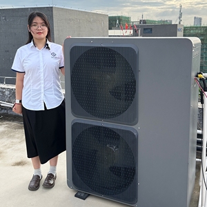 Pompe à chaleur air-eau monobloc CE Erp R32 Wifi 10kw 20kw 23kw 30kw 40kw EVI DC Inverter - Product Image 1