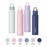Nouvelle conception, ouverture à un clic, gobelet isotherme en acier inoxydable, grande capacité, tasse à eau portable pour l'extérieur