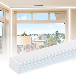 Bande lumineuse <span class=keywords><strong>LED</strong></span> encastrée sans cadre, homologuée ETL, DC12V/24V, aluminium, 400 <span class=keywords><strong>LED</strong></span>, IP20, barre lumineuse <span class=keywords><strong>LED</strong></span> pour armoire, COB, bande lumineuse dure - Product Image 2