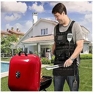 Delantal de equipo de dominación <span class=keywords><strong>para</strong></span> chef al aire libre, picnic al aire libre, delantal táctico creativo <span class=keywords><strong>para</strong></span> barbacoa - Product Image 2