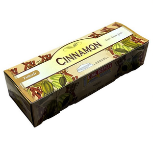 Tulasi Cinnamon Incense Sticks Dual Display Box 6 Packs Aromatherapy Use - Product Image 2
