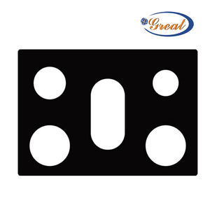 Accessoires pour cuisinière à gaz réutilisables de 0,2 mm, protection contre l'huile, couvercle de brûleur en PTFE/silicone, protection de cuisinière - Product Image 3