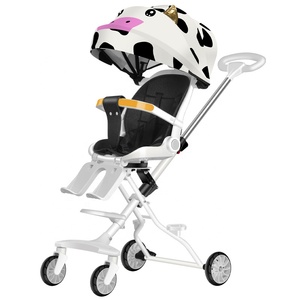 <span class=keywords><strong>Poussette</strong></span> pour bébé en plein air voiture portable et pliable avec cadre en acier siège chariot pour voyage nouveau bébé cadeau de vacances - Product Image 2