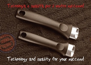 Haute qualité écologique longue poignée en bakélite poêle Durable facile à installer en plastique amovible Fox S140G batterie de cuisine partie grande taille - Product Image 3
