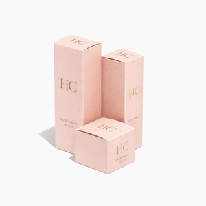 Custom Folding Carton Perfume Box with Hot Foil Stamping and Custom Window Cutout for Retail Gift Packaging - Product Image 3