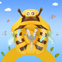 Bouée gonflable pour bébé et enfant Swimbobo, adorable abeille, pliable, en PVC, jouet aquatique pour piscine, été