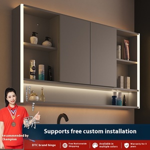 Armoire à <span class=keywords><strong>miroir</strong></span> <span class=keywords><strong>de</strong></span> <span class=keywords><strong>salle</strong></span> <span class=keywords><strong>de</strong></span> <span class=keywords><strong>bain</strong></span> moderne personnalisée <span class=keywords><strong>Miroir</strong></span> rectangulaire Feng Shui pliable et pliable, autoportant et intelligent - Product Image 6
