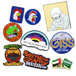 Épingle de revers personnalisée, Logo de l'entreprise, cadeau d'affaires, Souvenir, jeu en métal, en émail - Product Image 2