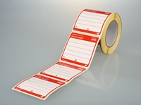 Fournitures de laboratoire emballage unique 95x95mm approuvé par la FDA Food & pharma seal close-it food étiquettes imprimables