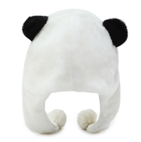 Gorro de Peluche de Panda Suave, Accesorio de Fiesta Personalizado, Gorro de Animal de Peluche de Panda, Gorro Divertido y Cálido para el Invierno