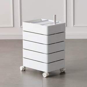 New Design Movable ABS Kitchen Rack <b>Trolley</b> Storage Organizer - Product Image 6