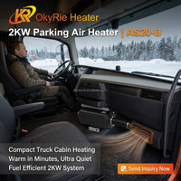 Großhandel OkyRie AS-20B 12V 24V 2KW Diesel-Luftstandheizung mit geringer Vibrationsfrequenz, leiser Kraftstoffpumpe für übernachtenden Schlaf für LKW-Fahrer