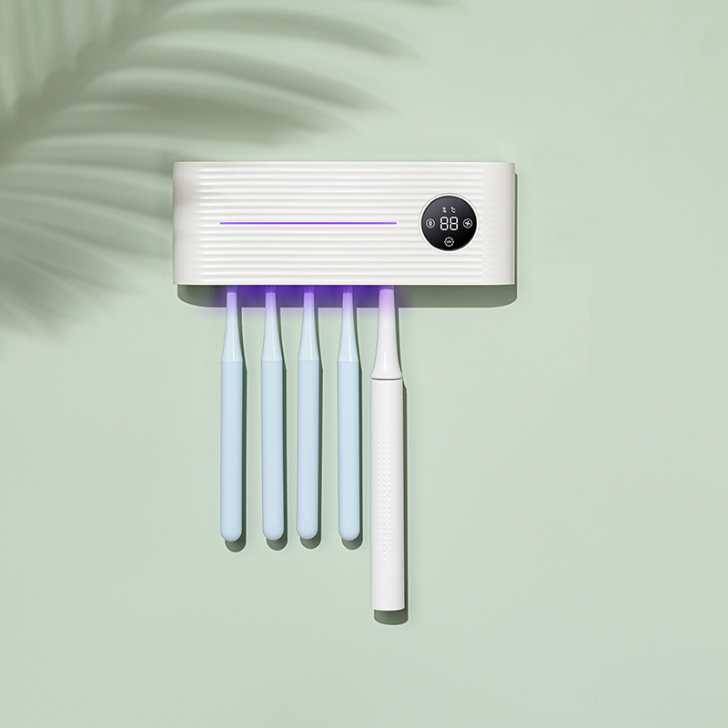 Электрическое настенное бытовое дезинфицирующее средство для ванной комнаты, портативный автоматический УФ-стерилизатор, держатель для зубной щетки
