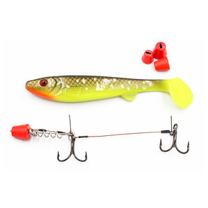En <span class=keywords><strong>gros</strong></span>, Leurre de pêche <span class=keywords><strong>pour</strong></span> <span class=keywords><strong>brochet</strong></span> en plastique souple de grande taille, type <span class=keywords><strong>Shad</strong></span> Stinger Rig - Product Image 1