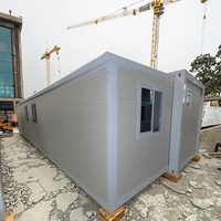 Maison préfabriquée en panneaux sandwich en acier extensible hautement recommandée avec un design moderne, installation rapide pour l'utilisation en entrepôt ou en magasin