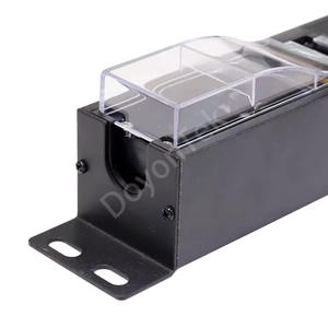 Centro DE DATOS vertical 0U Rack anticaída PDU 12 salidas Enchufe múltiple 250V 32A 8kw bloqueado IEC C13 C19 - Product Image 4