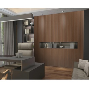 Paneles Decorativos Acanalados de MDF de 18 mm de Primera Calidad, Revestimiento de Pared de Estilo Madera Elegante para Proyectos de Diseño de Interiores - Product Image 4