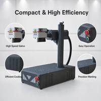 Machine de marquage laser à fibre industrielle 20W 30W 50W Raycus pour métal, logo, mini, portable, de bureau, DIY, bijoux
