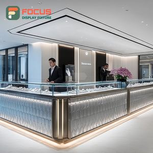 Muebles de Exhibición Minimalistas para Joyería, Panel de Vidrio Templado, Vitrina de Vidrio para Espacio de Boutique - Product Image 2