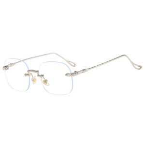 Gafas Ovaladas Sin Montura Sexys de Alta Gama Personalizadas, Gafas Unisex de Alta Calidad con Protección Contra la Luz Azul, Modelo <span class=keywords><strong>P</strong></span> <span class=keywords><strong>a</strong></span> <span class=keywords><strong>l</strong></span> <span class=keywords><strong>S</strong></span> H E O 6007 - Product Image 4