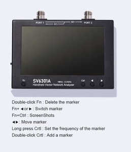 Sv6301a phân tích 1MHz-6.3Ghz 7inch 18650 mAh loại C sạc MF/<span class=keywords><strong>LF</strong></span>/<span class=keywords><strong>HF</strong></span>/VHF/<span class=keywords><strong>UHF</strong></span> ban nhạc sv6301a cầm tay Vector Mạng phân tích - Product Image 5