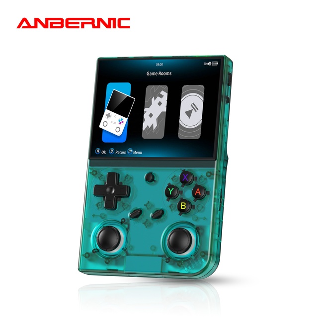 ANBERNIC RG35XXPro Retro Portable 3.5" IPS Screen 64GB Videogames Device with WiFi Linux System for PSP Games Play
