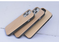 Étui de protection personnalisé en bois véritable pour iPhone 11 12 13 14 15 Plus Pro Max