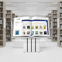 Yingtouch - Máquina Todo en Uno con Sensor de Gestos de 43 Pulgadas para Exhibiciones, Kiosco Interactivo con Libro Virtual, Pantalla Táctil