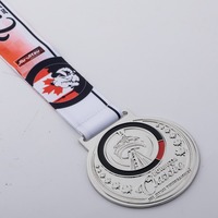 Concevez votre propre médaille sportive : Médaille de marathon en alliage de zinc avec logo métallique personnalisé