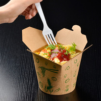 Voedselveilige biologisch afbreekbare wegwerp hamburgerdoosjes, kraftpapier, matte laminatie, op maat ontworpen vorm, logo, vetwerend PE