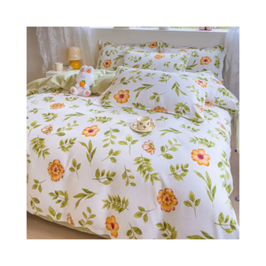 Ensemble de draps en coton 100% Conceptions personnalisées Tissu en coton Prix d'usine en gros <span class=keywords><strong>moins</strong></span> <span class=keywords><strong>cher</strong></span> Ensemble de housse de <span class=keywords><strong>couette</strong></span> - Product Image 1